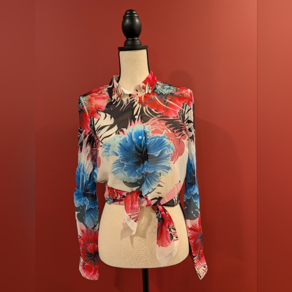 🌹Unique🌹 Guess Floral Blouse